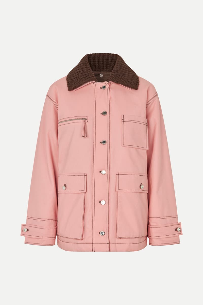 Workwear Boxy Jacket - Haze Pink