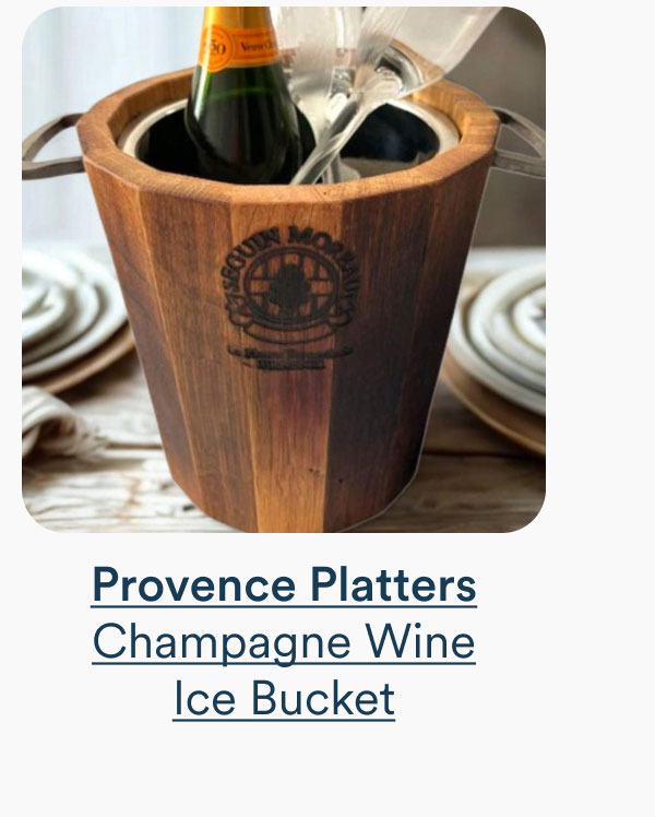 Provence Platters Champagne Wine Ice Bucket