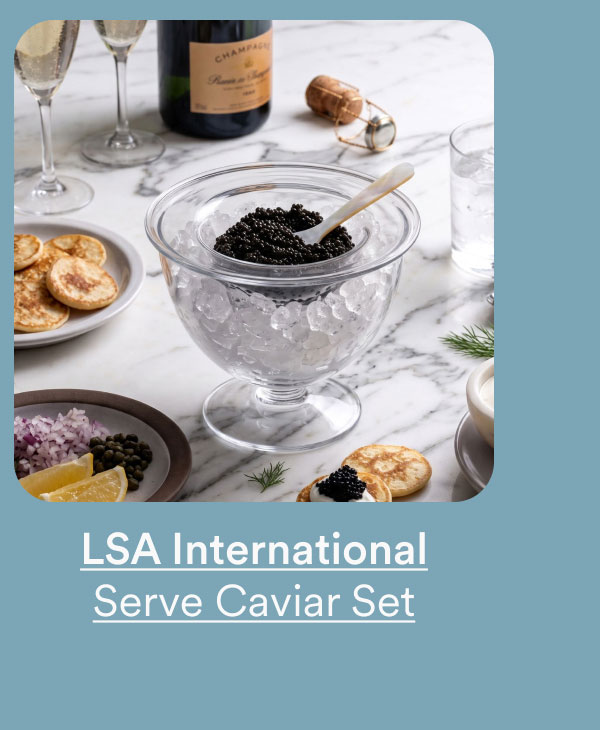 LSA International Serve Caviar Set