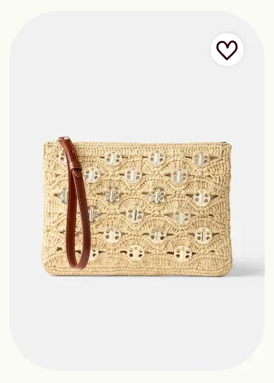 Raphia Pouch