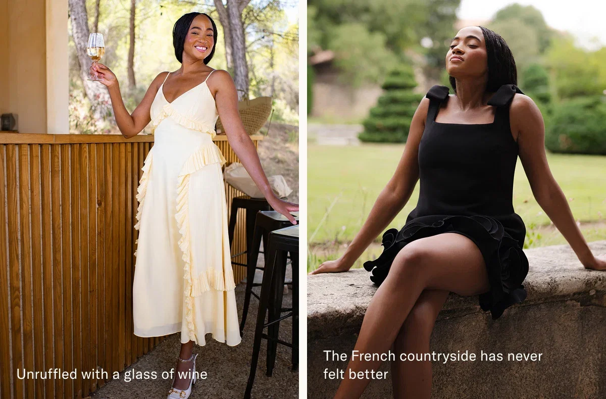 Unruffled with a glass of wine The French countryside has never felt better