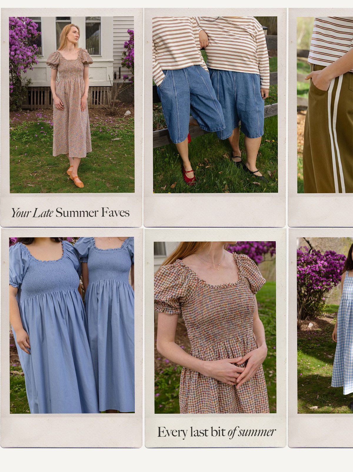 Your Late Summer Faves