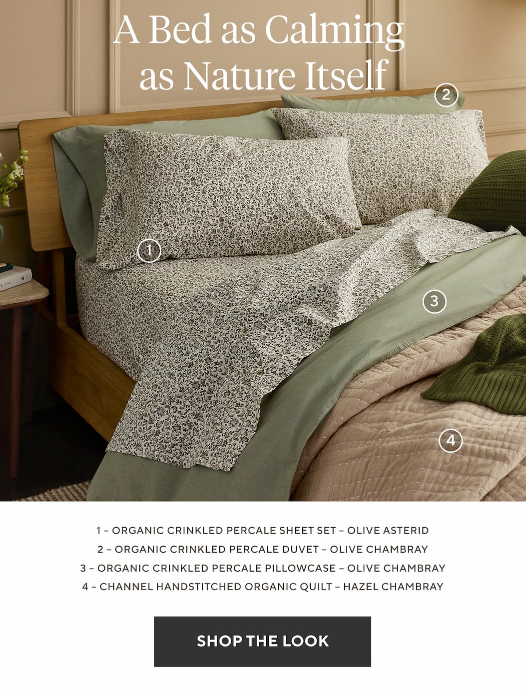 A Bed as Calming as Nature Itself Get the Look >