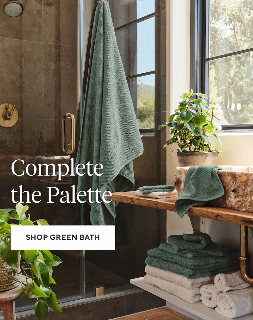 Complete the Palette Shop Green Bath >