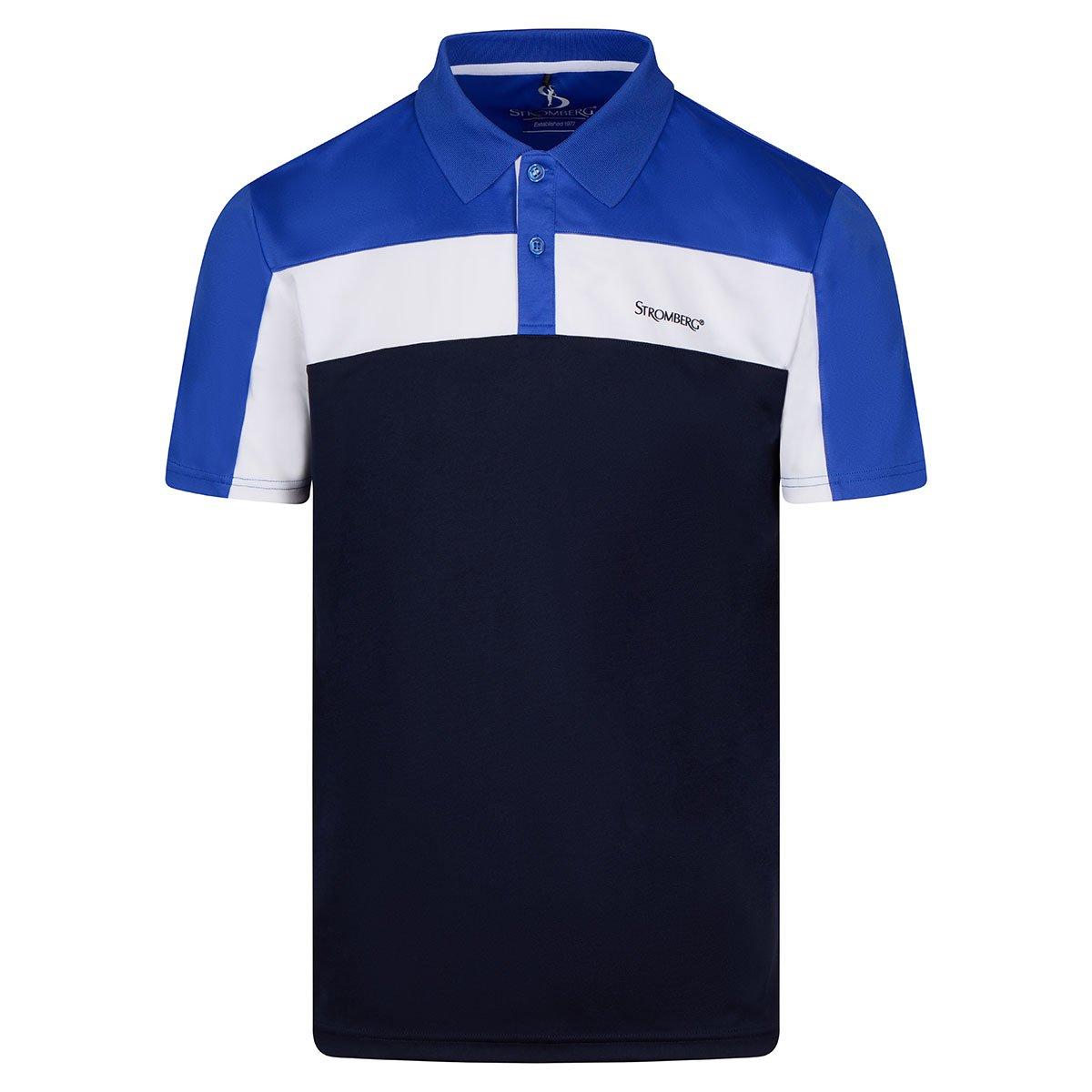 Stromberg Men's Drift Colour Block Golf Polo Shirt