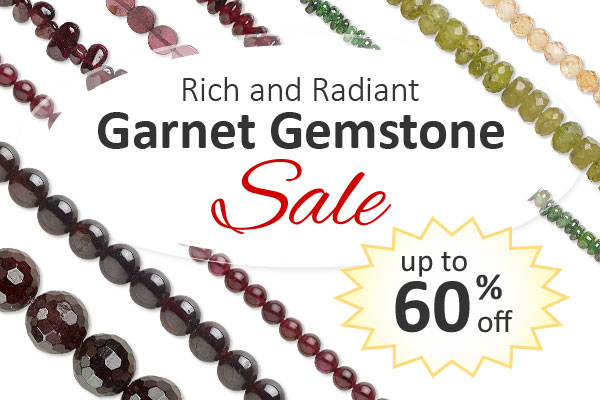 Rich and Radiant Garnet Gemstone Sale - Up to 60% off