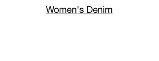 Women's Denim