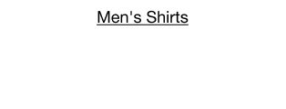 Men's Shirts
