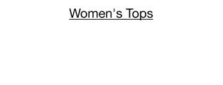 Women's Tops