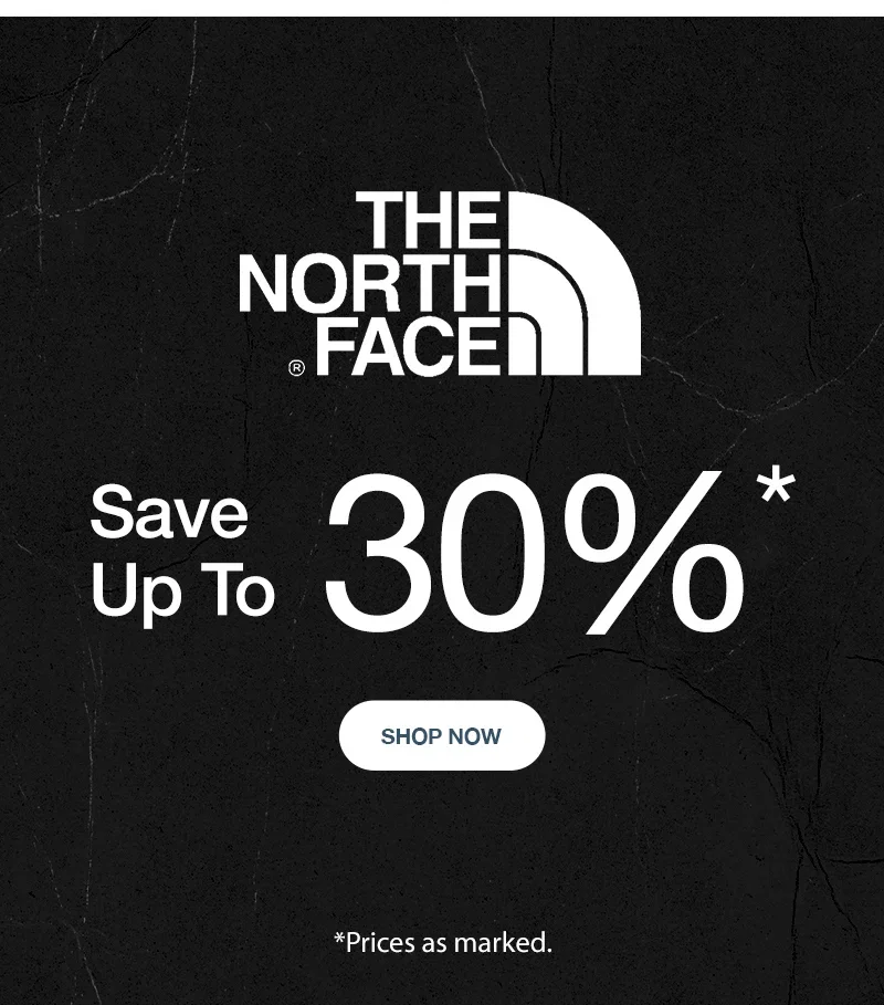 30% The North Face