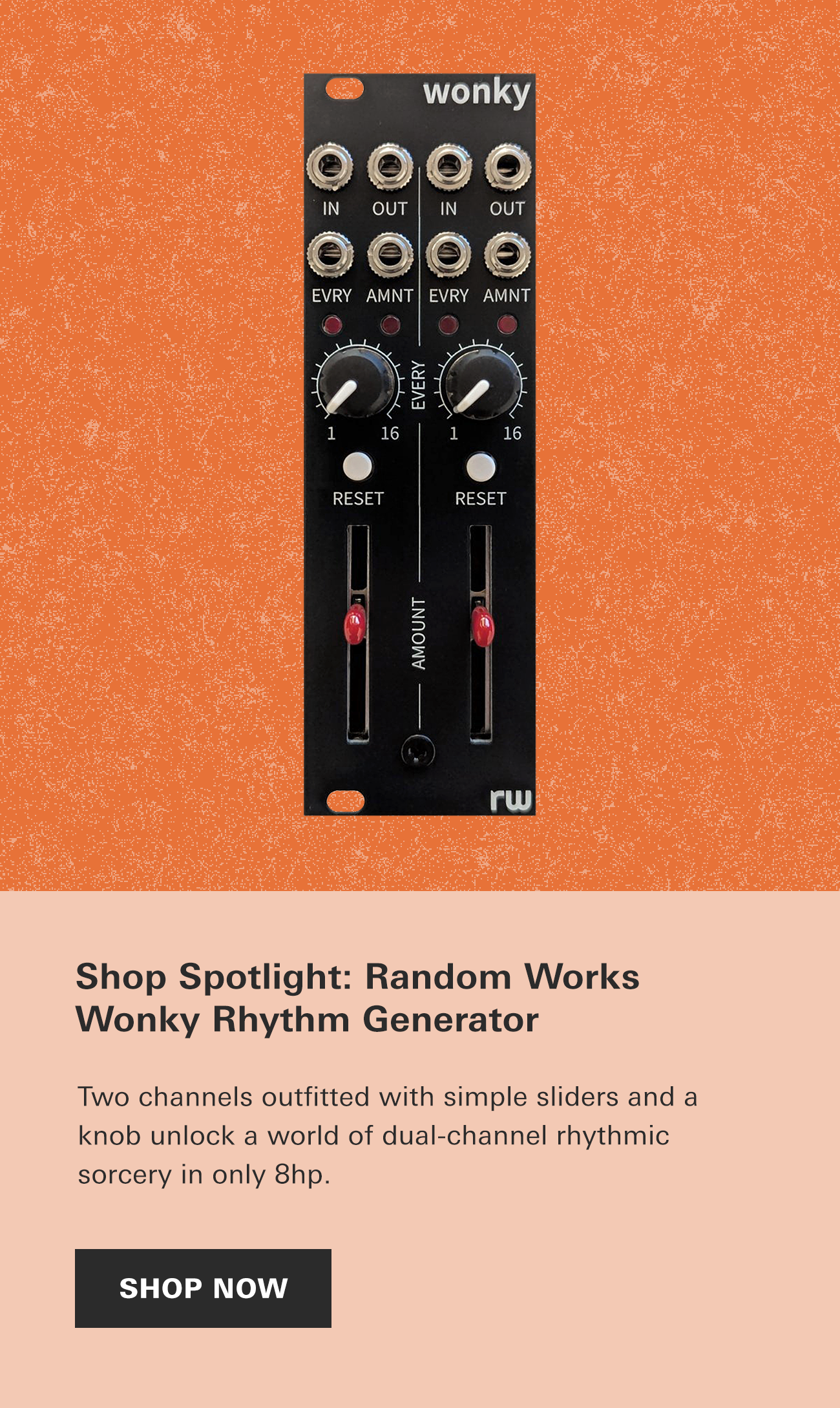 Shop Spotlight: Random Works Wonky Rhythm Generator