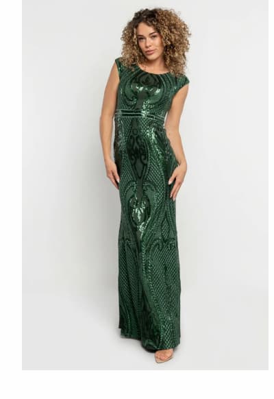 Alessia Sequin Gown