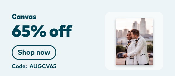 65% off canvas. Code: AUGCV65. Shop now.