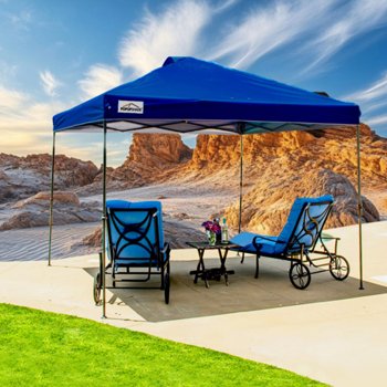 POPUP-SHADE 10'x10' Instant Canopy One-person Setup plus Wheel-bag