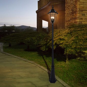Lutec Outdoor LED Solar Post Light