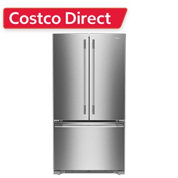 KitchenAid 20 cu. ft. 36-Inch Counter-Depth French Door Refrigerator with Internal Water Dispenser