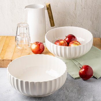 Trudeau Nesting Serving Bowls, 2-piece