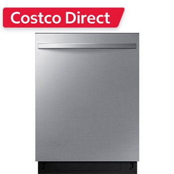 Samsung 51 dBA Fingerprint Resistant Top Control Dishwasher with AutoRelease and 3rd Rack