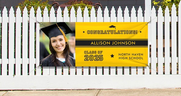 Custom Graduation Banner for Your Special Day
