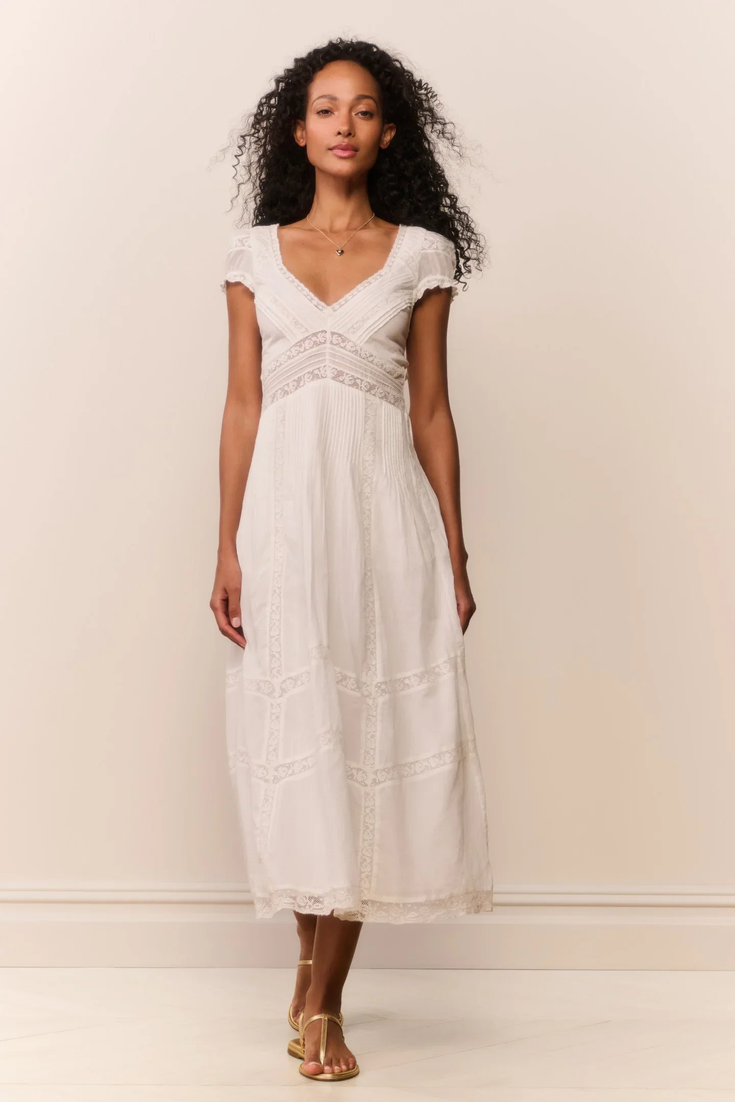 Image of Suvi Heritage Midi Dress