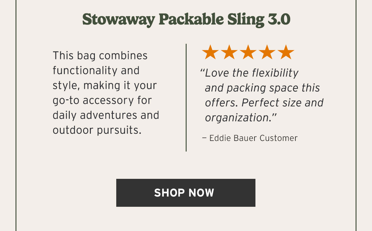 Stowaway Packable Sling 3.0