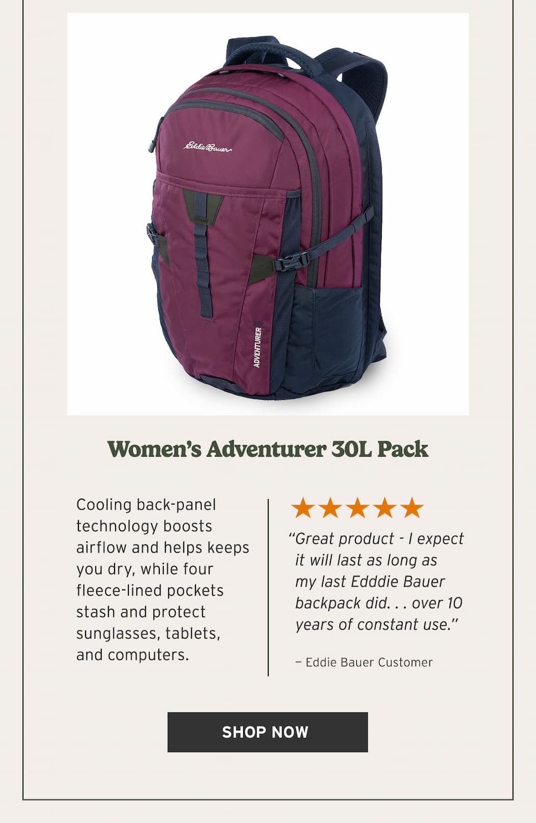 W Adventurer 30L Pack