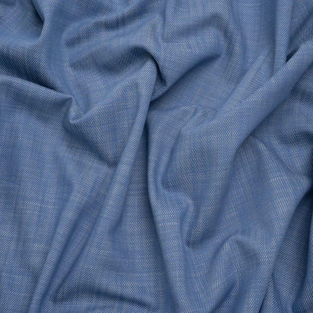 Image of Lightweight Cotton Denim - Sky Blue - Famous Australian Designer Deadstock
