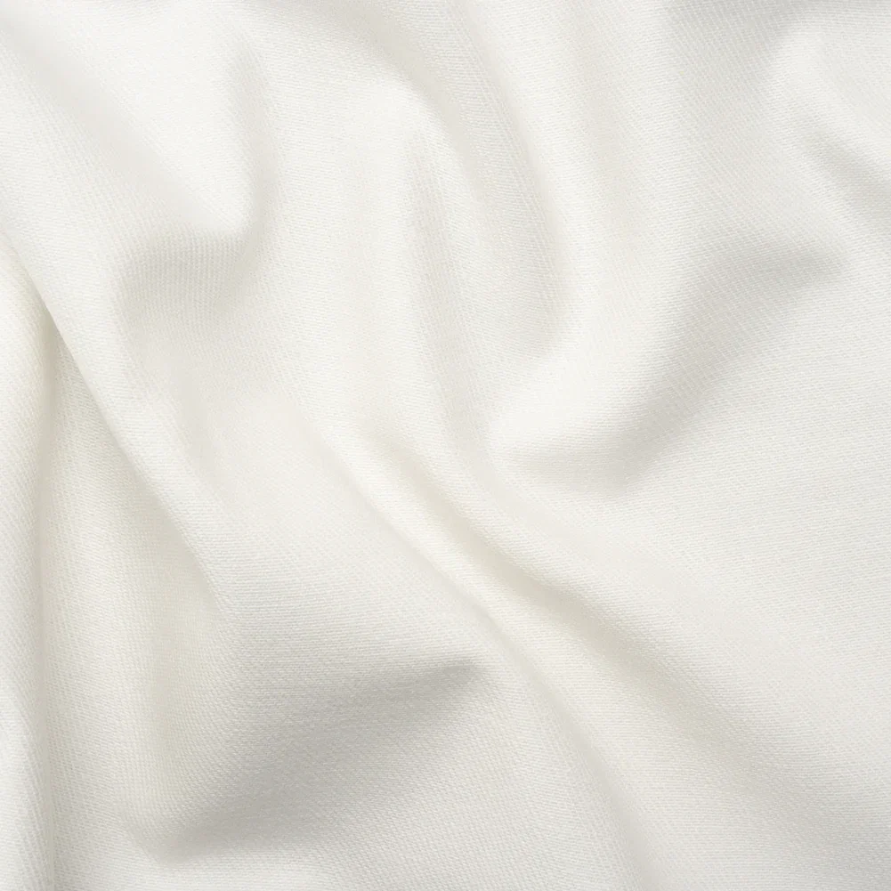 Image of Cotton and Lyocell Heavy Denim Twill - PFD White - Deadstock