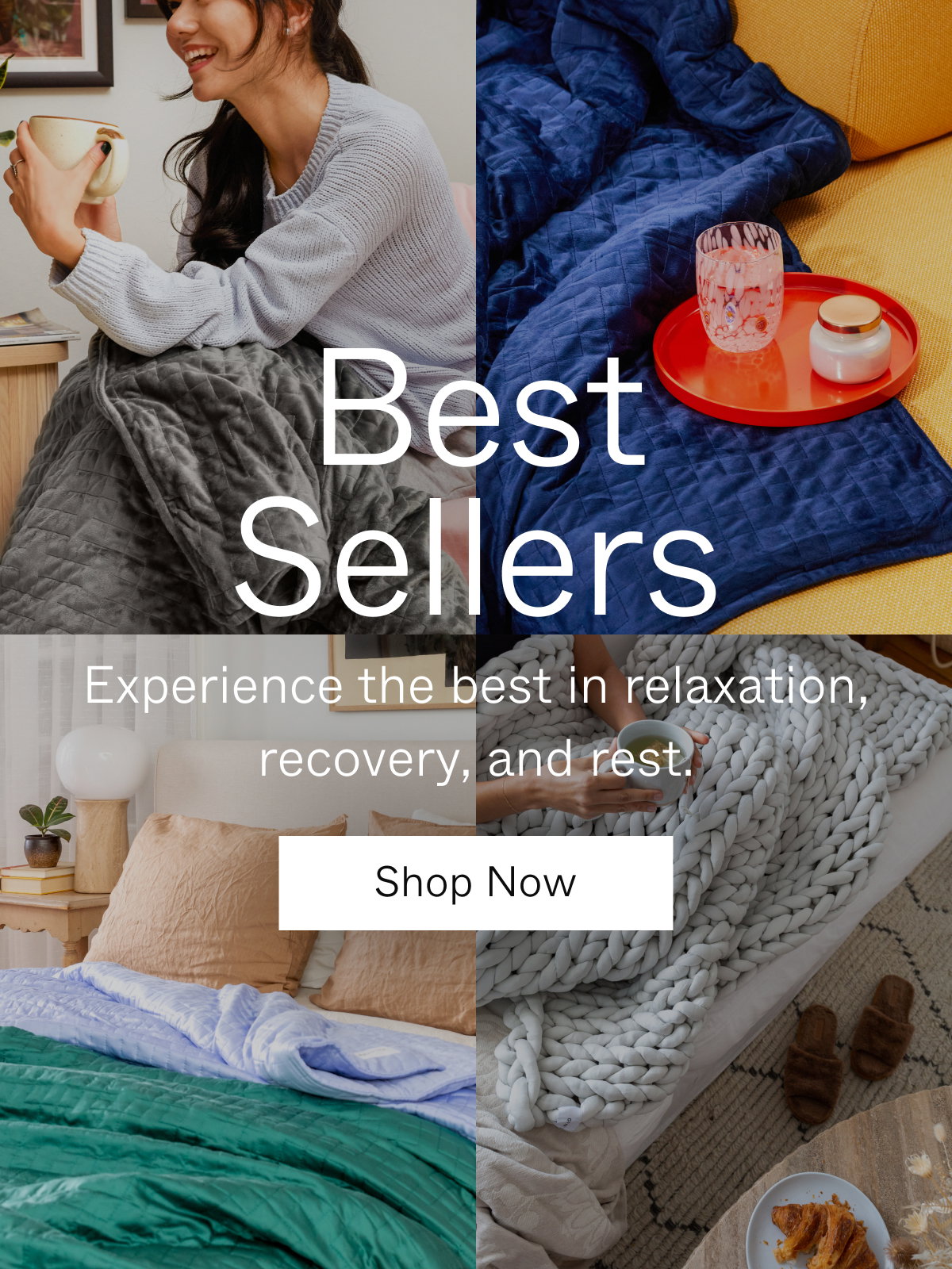 Best Sellers | Experience the best in relaxation, recovery, and rest. | Shop Now
