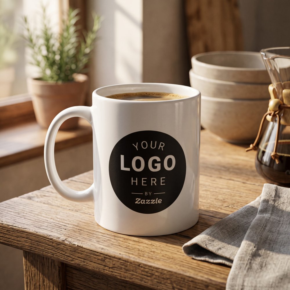 A logo mug