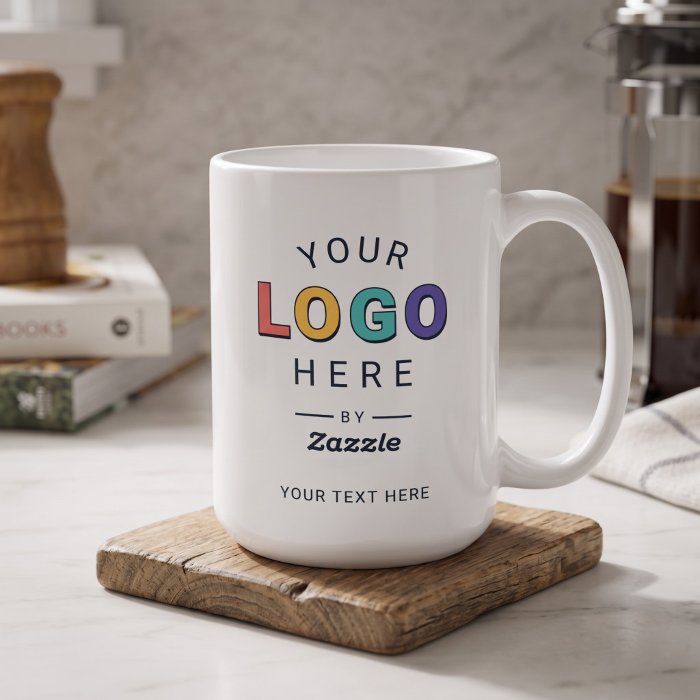 A logo mug