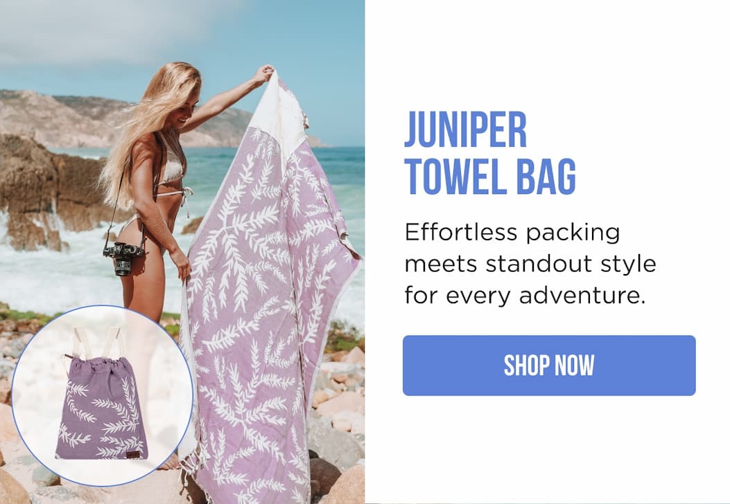 Juniper Towel Bag Effortless packing meets standout style for every adventure. SHOP NOW