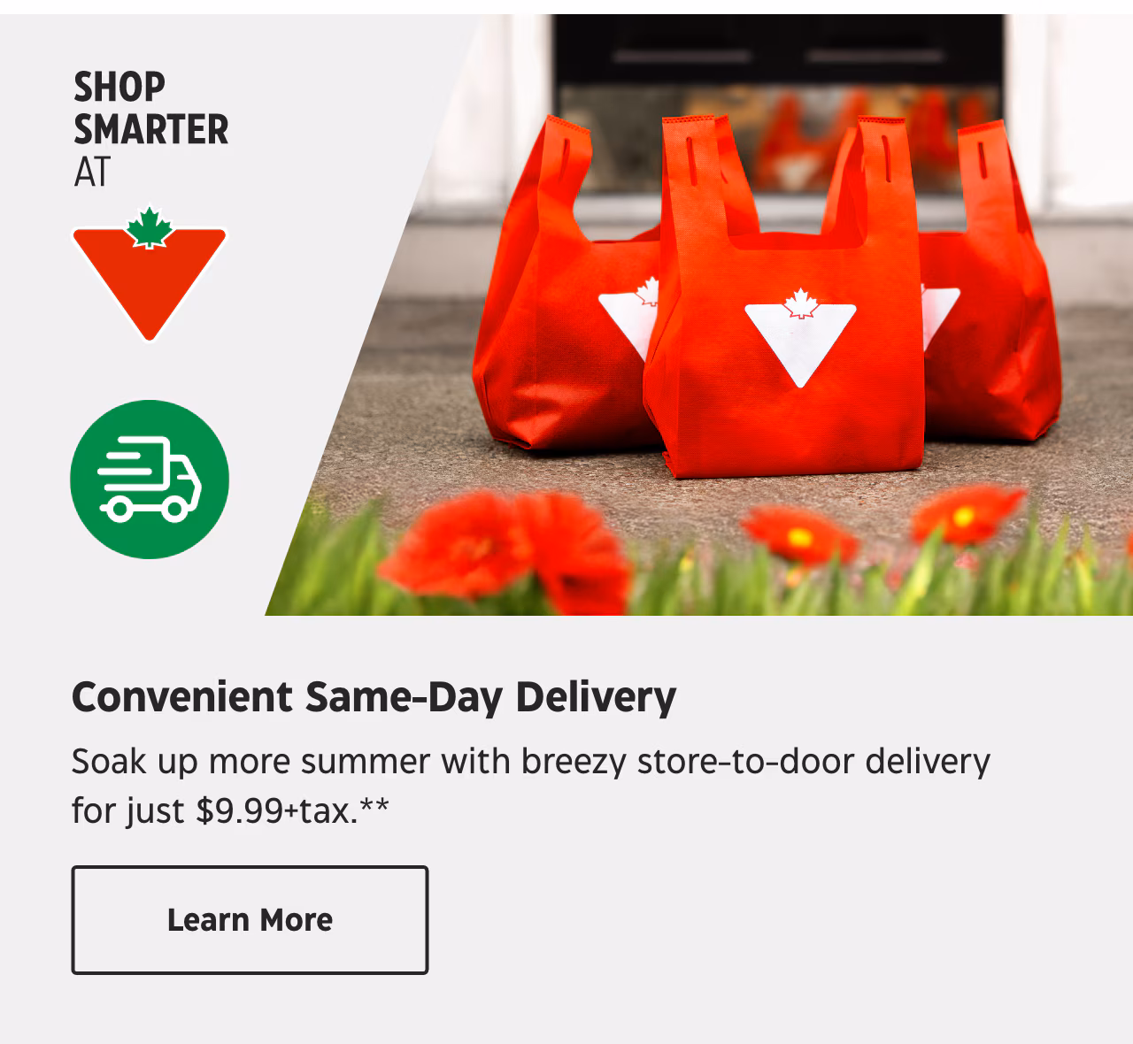 Same-day pick up or delivery available. Shop now and get your order today.* Learn More