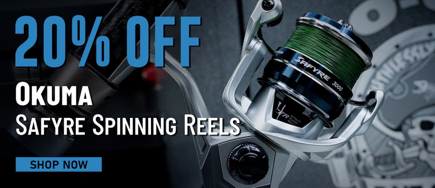 20% Off Okuma Safyre Spinning Reels Shop Now
