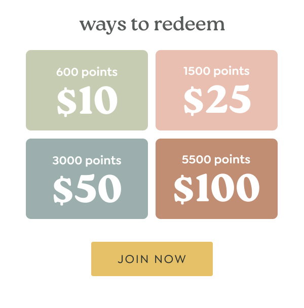 ways to redeem - 600 points = $10. 1500 points = $25. 3000 points = $50. 5500 points = $100 - [JOIN NOW]