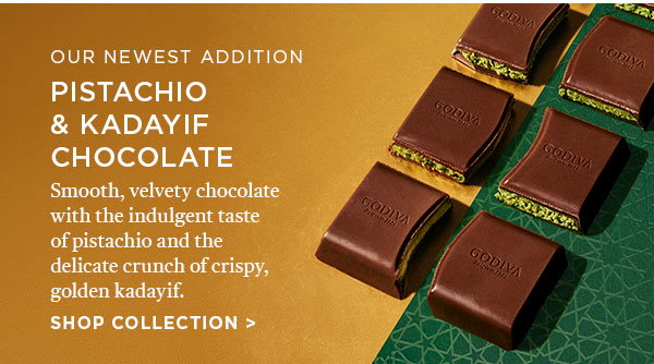 OUR NEWEST ADDITION PISTACHIO & KADAYIF CHOCOLATE