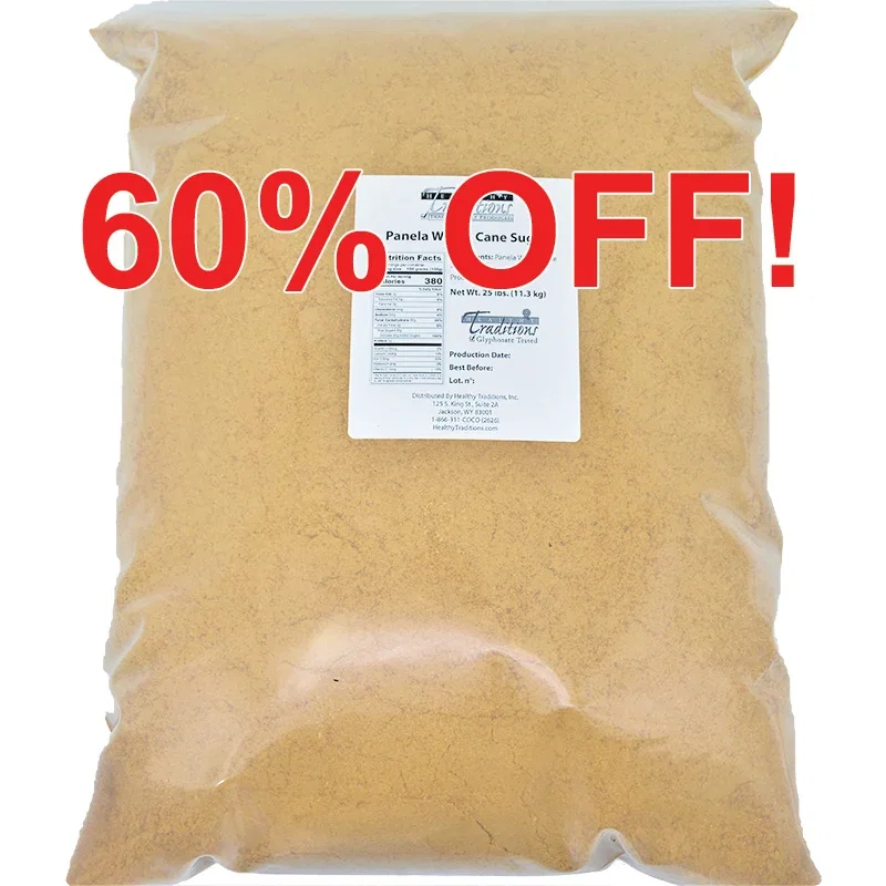 Image of Panela Whole Cane Sugar - 25lb Bag (limit of 2)