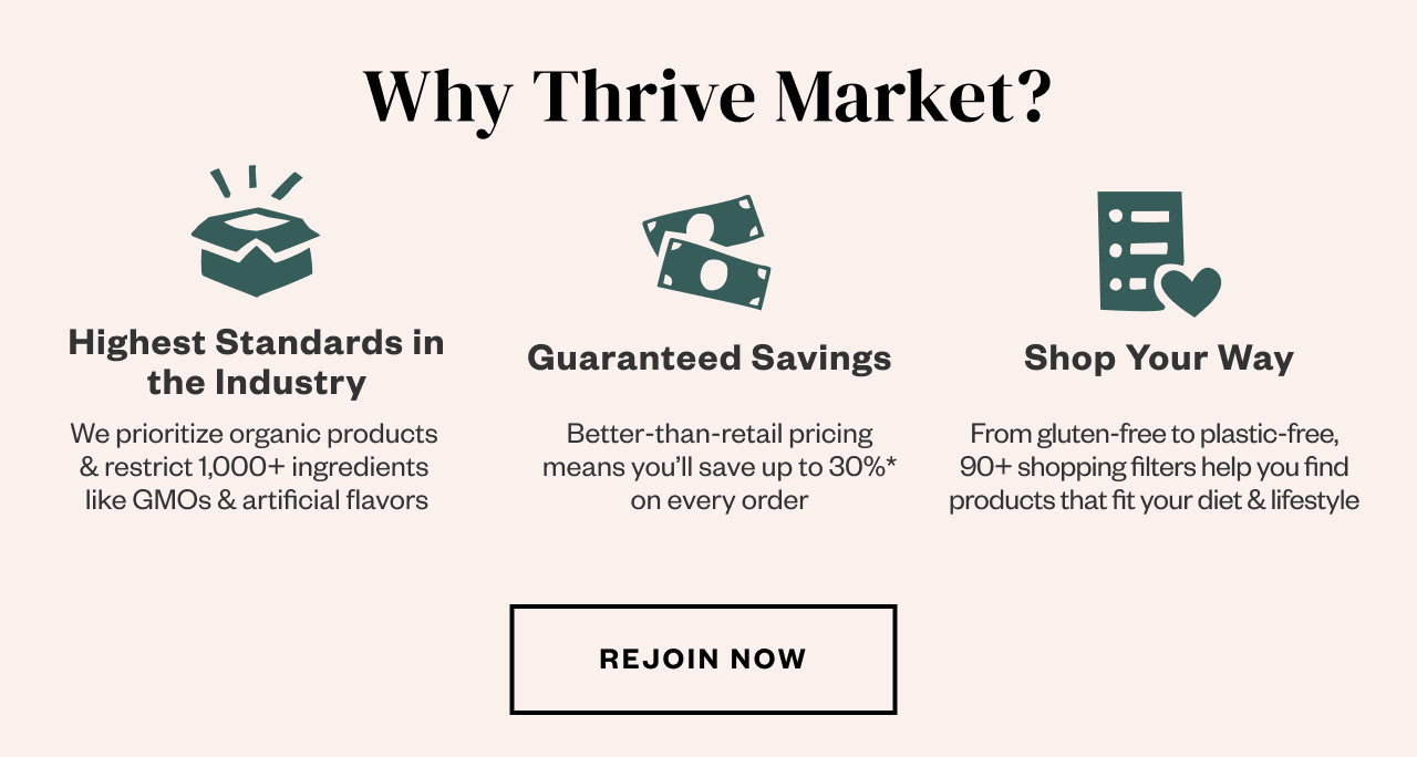 Why Thrive Market?