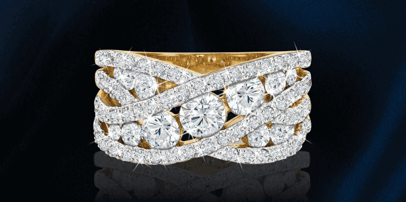The Five Carat Kiss Ring