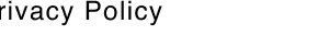 Privacy Policy