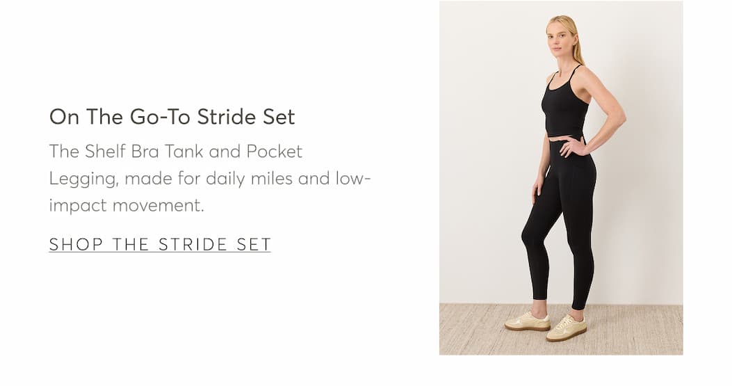 Organic On The Go-To Stride Set