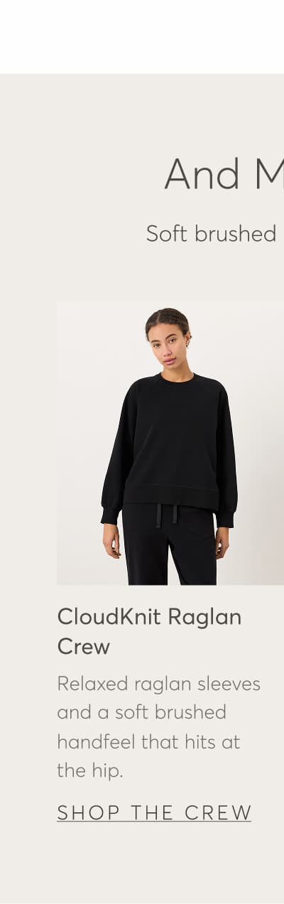 Organic CloudKnit Raglan Crew