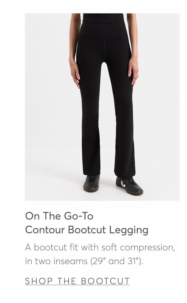 Organic On the Go-To Contour Bootcut Legging