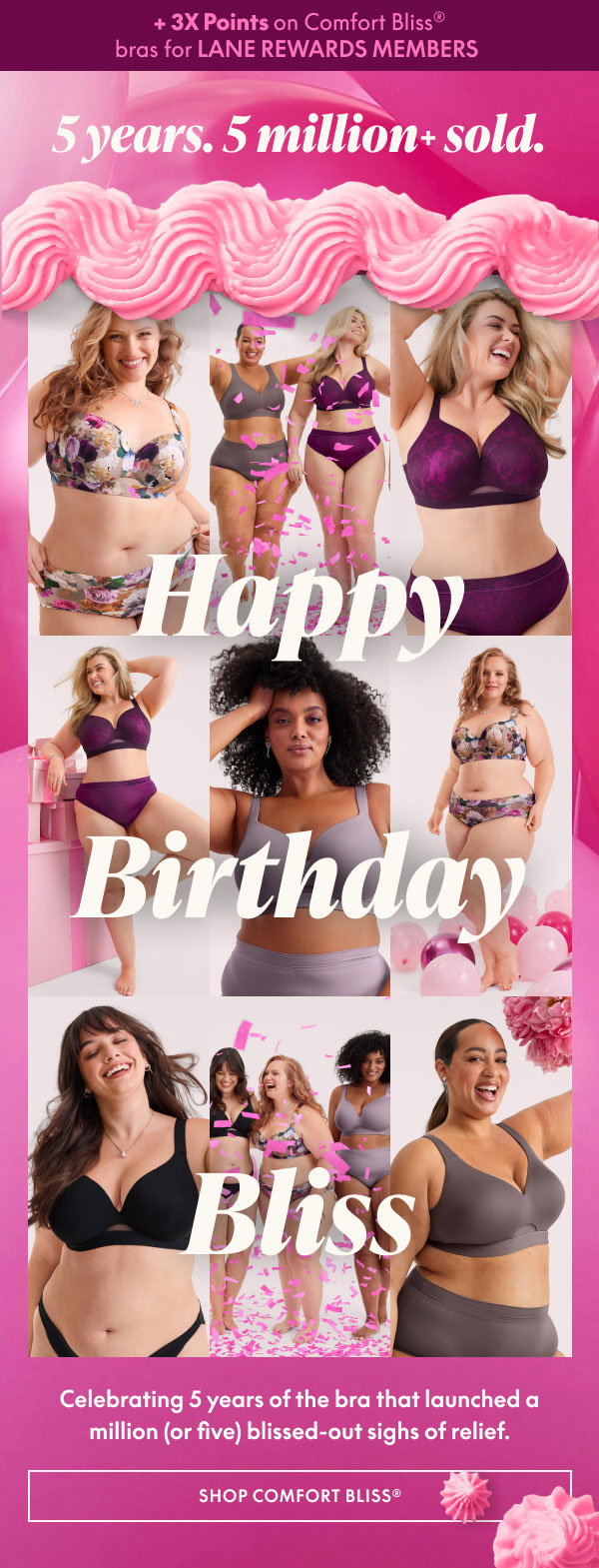Comfort Bliss Bras $29.50 | Other Bras $39.50
