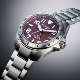 Citizen Promaster Land GMT Red Dial BJ7150-50W