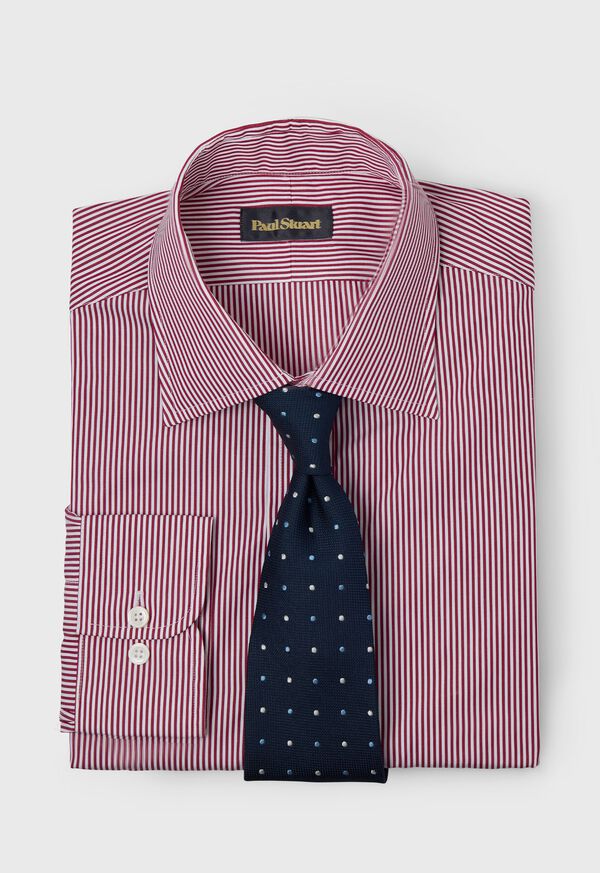 Image of POPLIN SPREAD COLLAR DRESS SHIRT