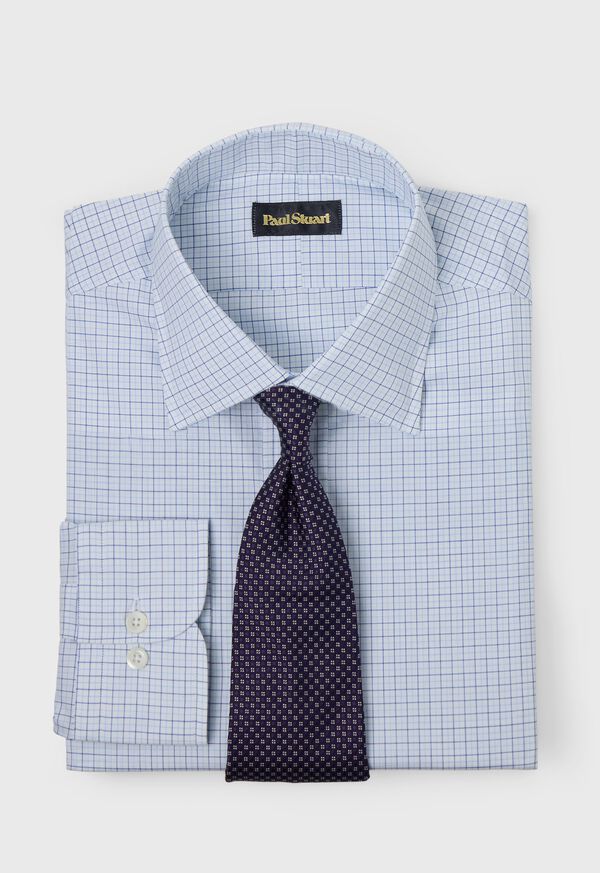 Image of POPLIN SPREAD COLLAR DRESS SHIRT
