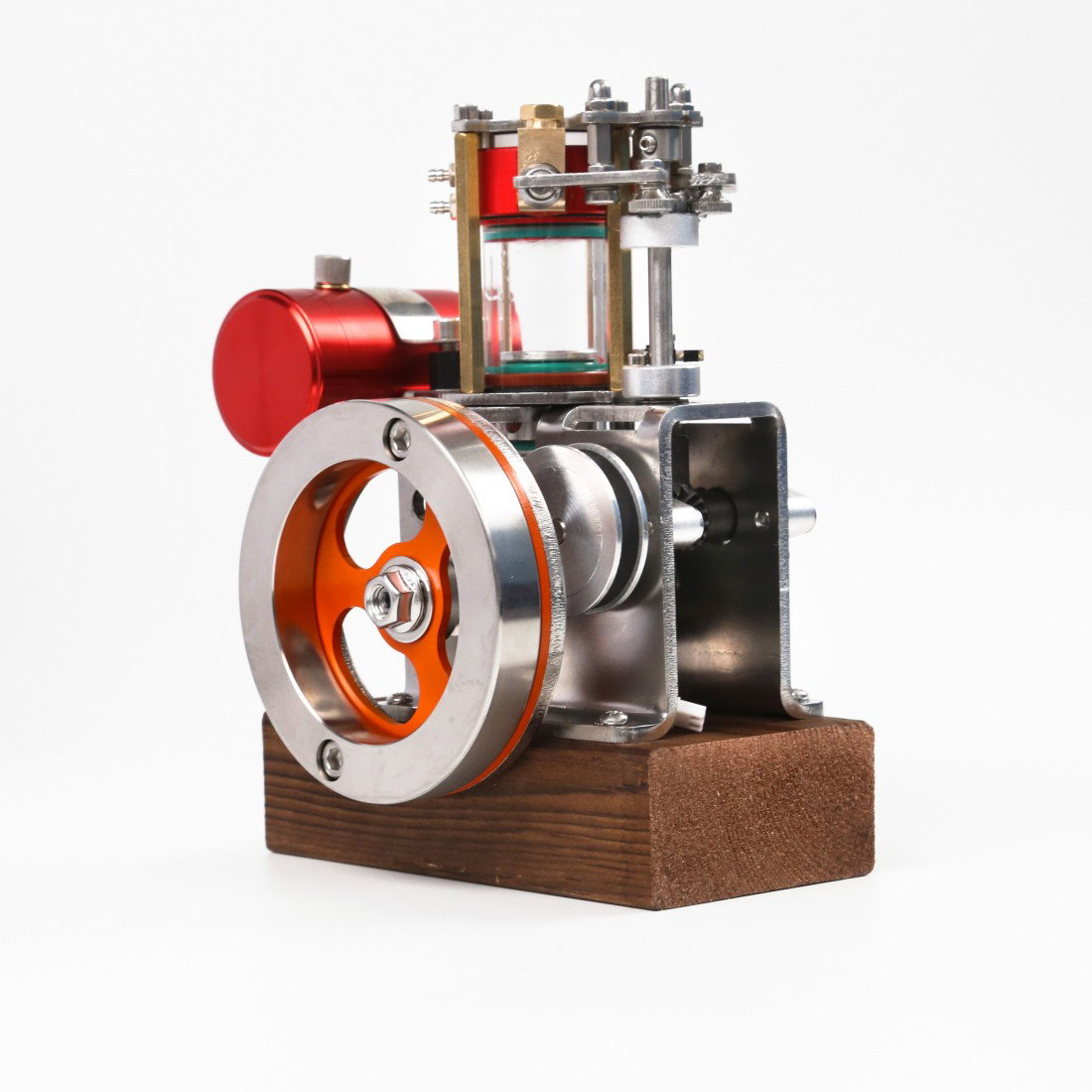 16cc Four-Stroke Water-Cooled Methanol Internal Combustion Engine Model, Educational Display Desktop Model (Assembled)