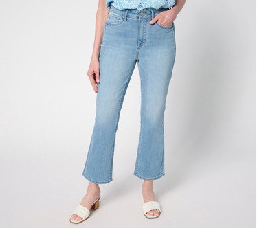 NYDJ High Rise Regular Billie Ankle Jeans w/ Cool Embrace