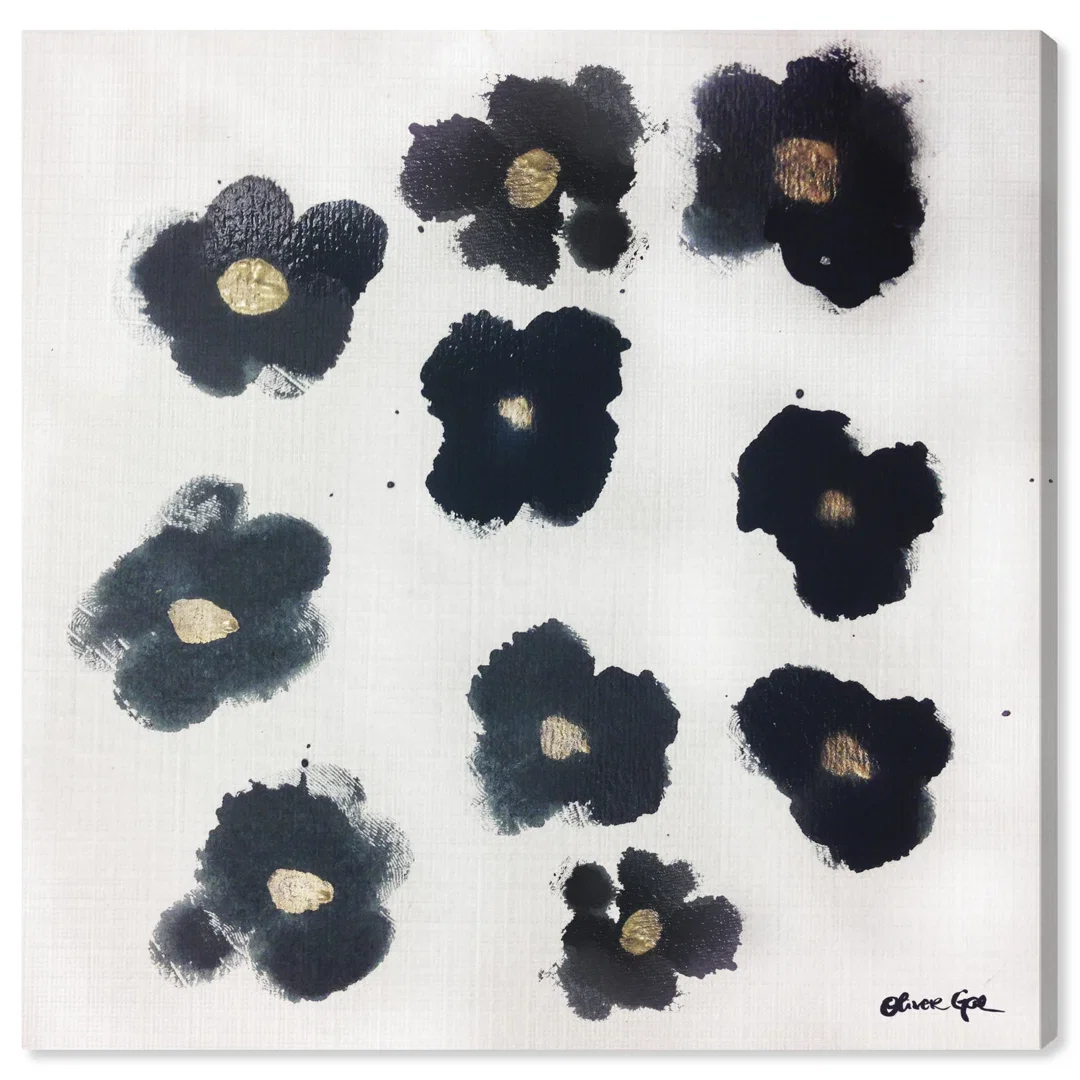 Coco's Gold Camellias - Graphic Art